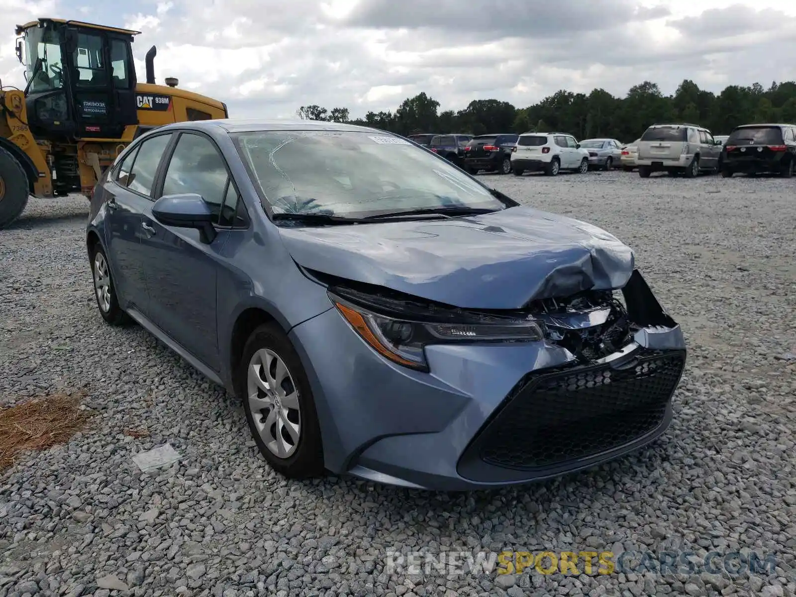 1 Photograph of a damaged car 5YFEPMAE4MP165015 TOYOTA COROLLA 2021