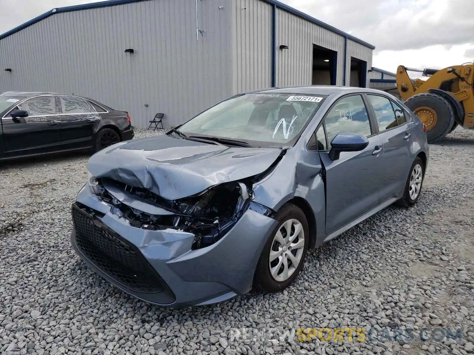 2 Photograph of a damaged car 5YFEPMAE4MP165015 TOYOTA COROLLA 2021