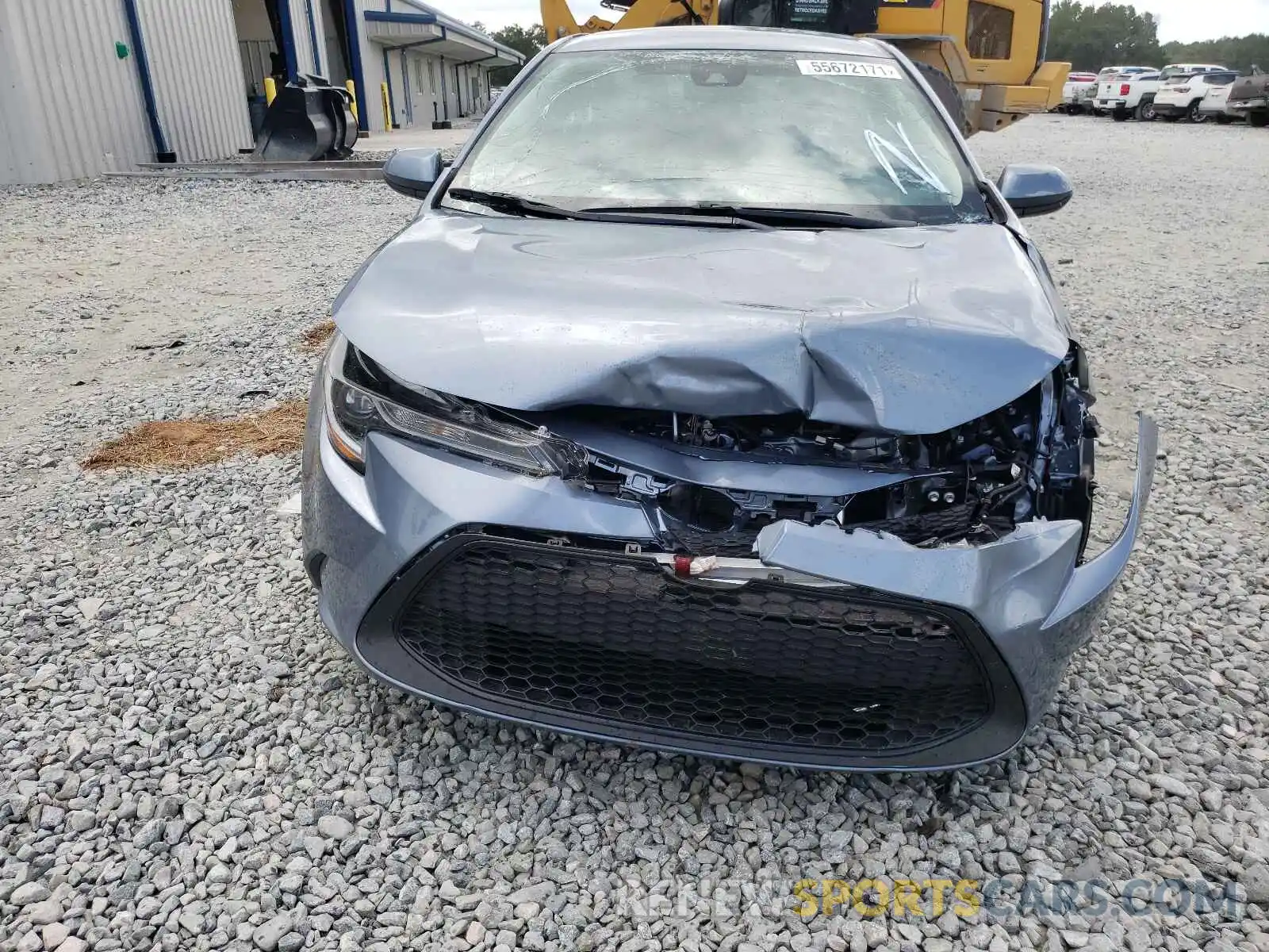 9 Photograph of a damaged car 5YFEPMAE4MP165015 TOYOTA COROLLA 2021