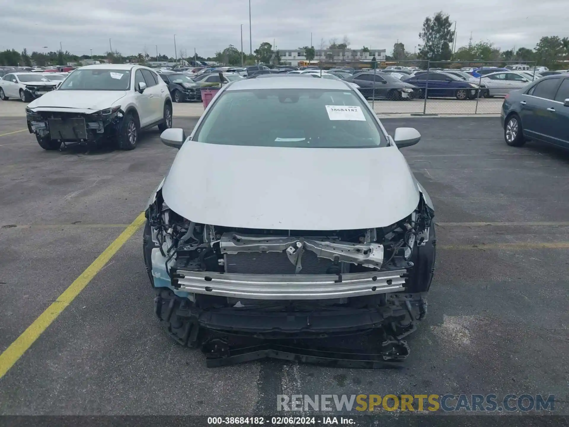 13 Photograph of a damaged car 5YFEPMAE4MP165256 TOYOTA COROLLA 2021