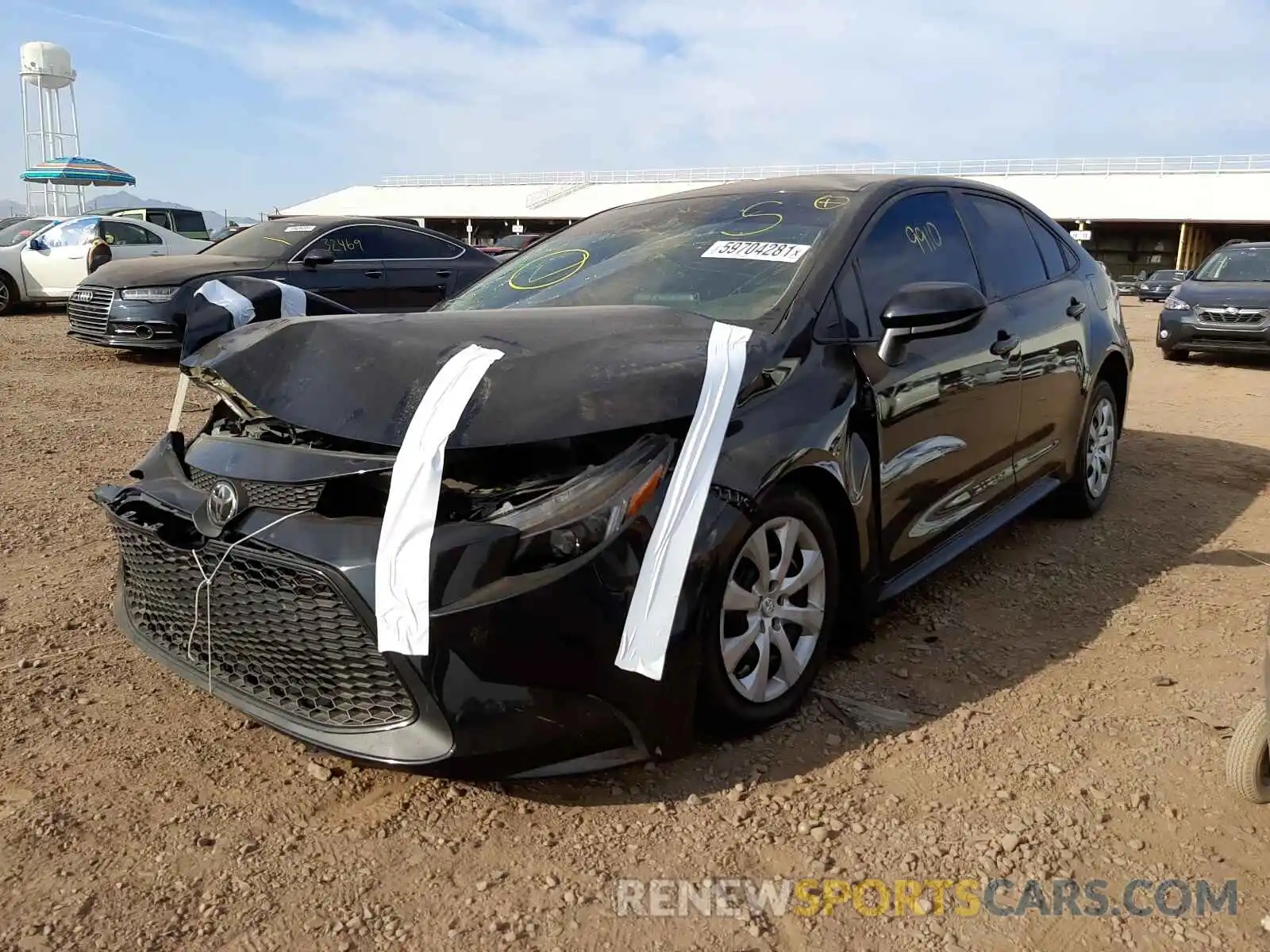 2 Photograph of a damaged car 5YFEPMAE4MP165676 TOYOTA COROLLA 2021