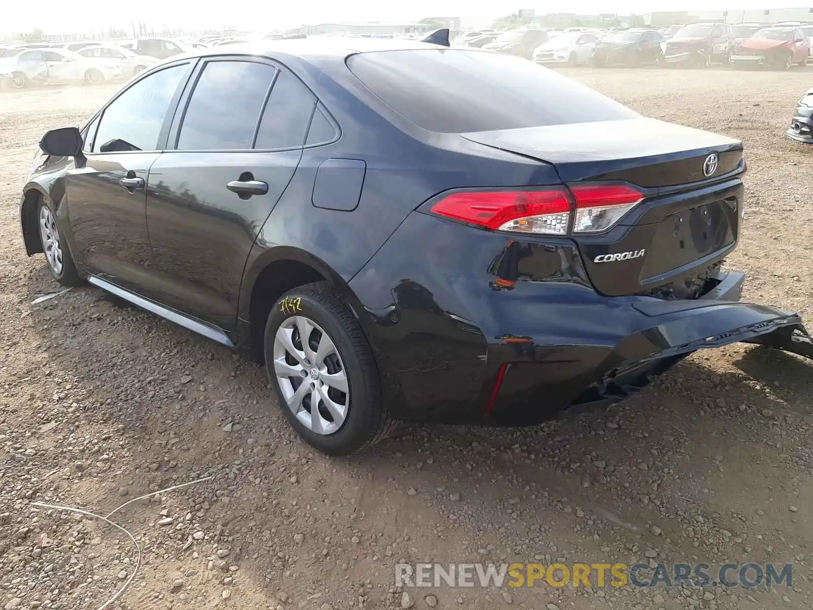 3 Photograph of a damaged car 5YFEPMAE4MP165676 TOYOTA COROLLA 2021