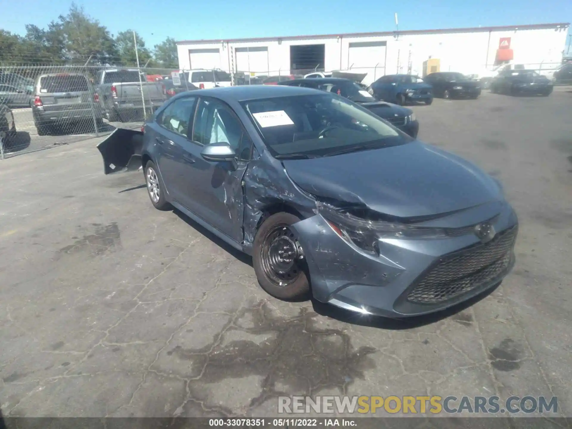 1 Photograph of a damaged car 5YFEPMAE4MP166200 TOYOTA COROLLA 2021