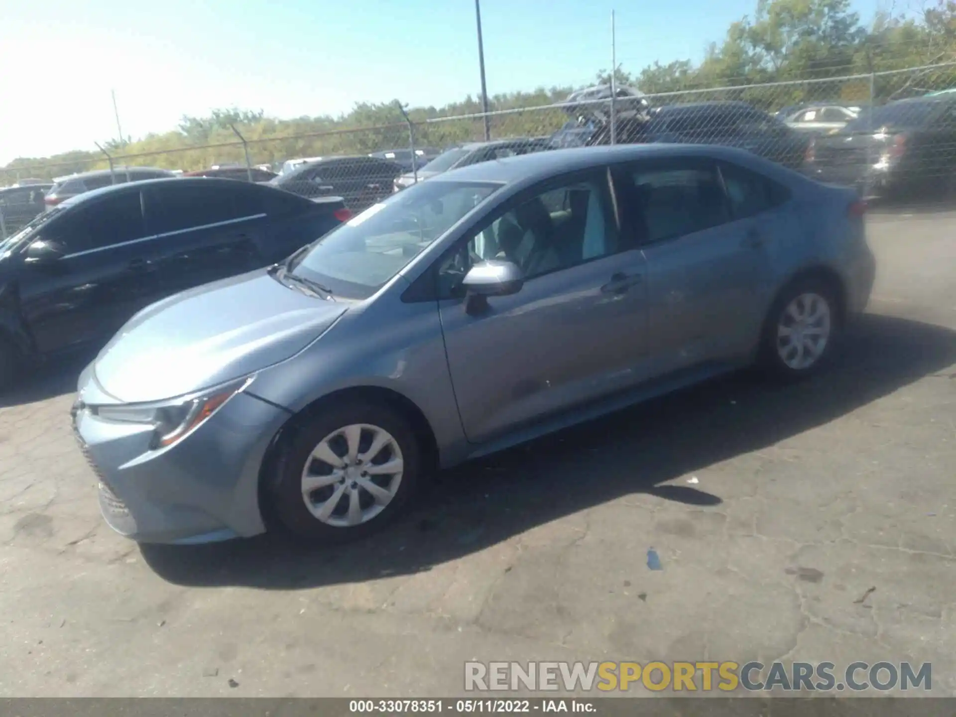 2 Photograph of a damaged car 5YFEPMAE4MP166200 TOYOTA COROLLA 2021