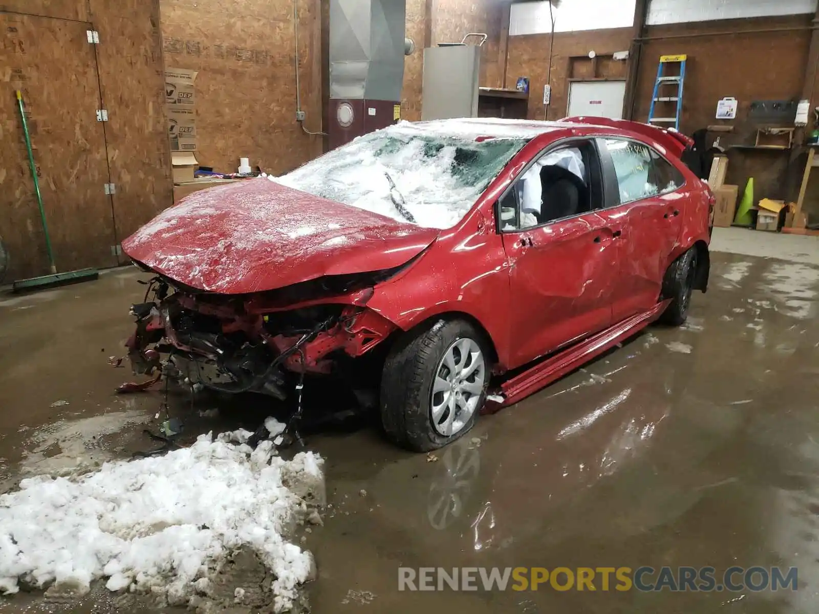 2 Photograph of a damaged car 5YFEPMAE4MP166648 TOYOTA COROLLA 2021