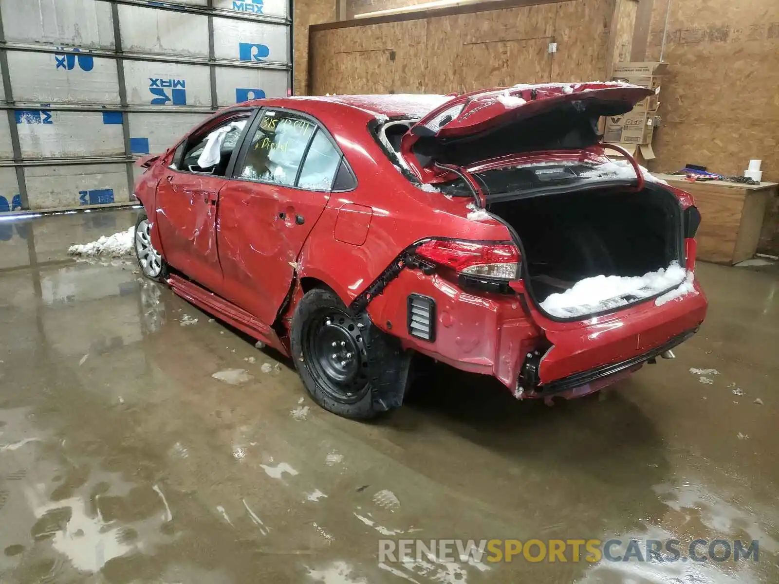 3 Photograph of a damaged car 5YFEPMAE4MP166648 TOYOTA COROLLA 2021