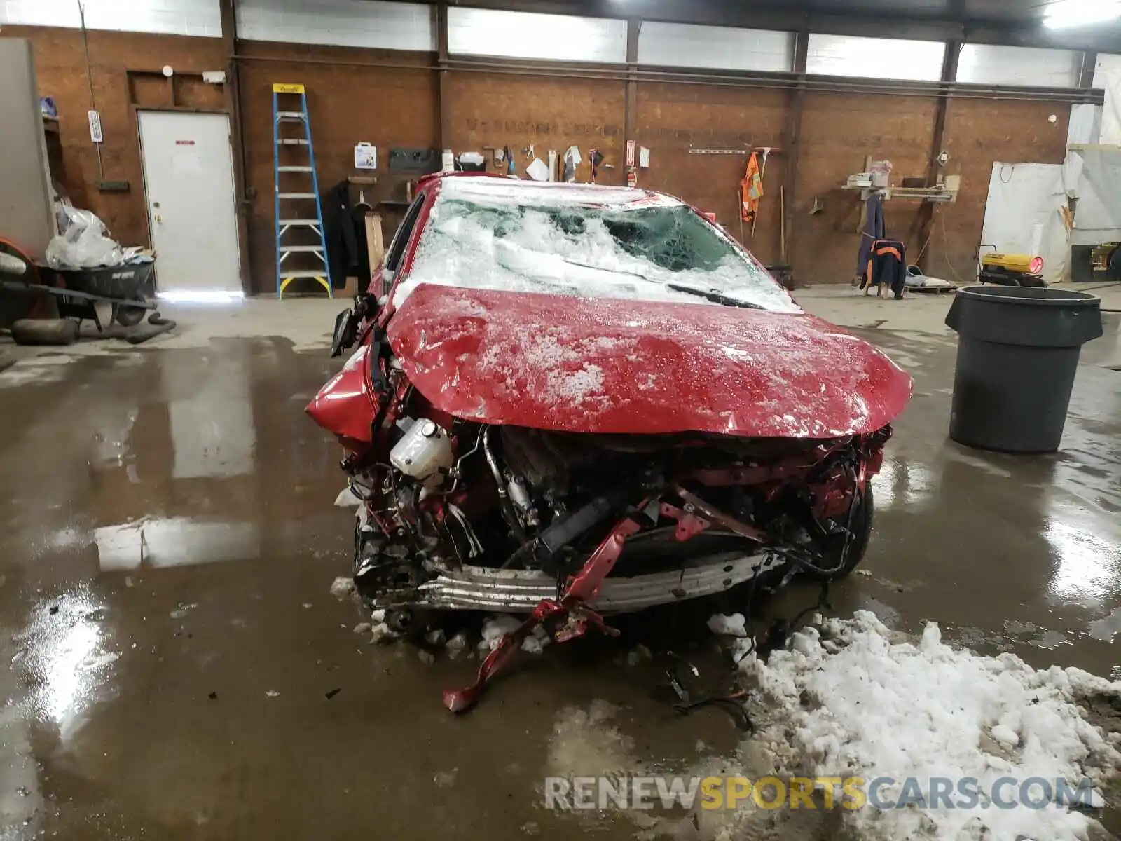 9 Photograph of a damaged car 5YFEPMAE4MP166648 TOYOTA COROLLA 2021