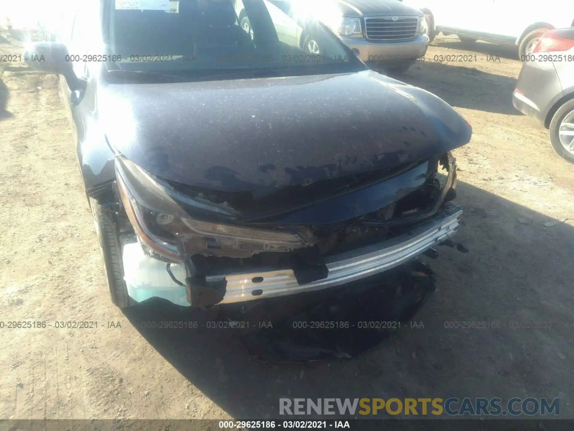 6 Photograph of a damaged car 5YFEPMAE4MP167282 TOYOTA COROLLA 2021