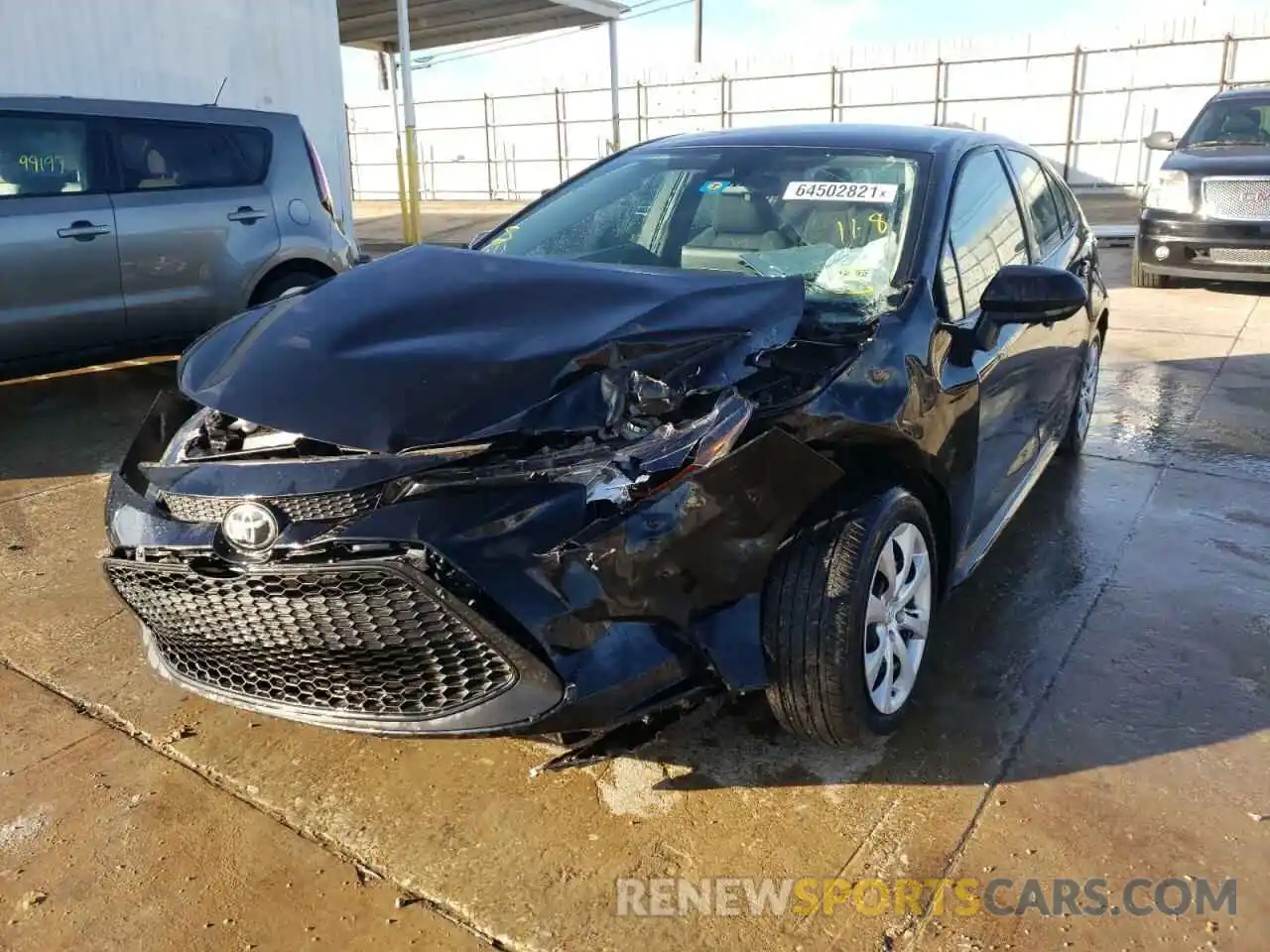 2 Photograph of a damaged car 5YFEPMAE4MP167749 TOYOTA COROLLA 2021