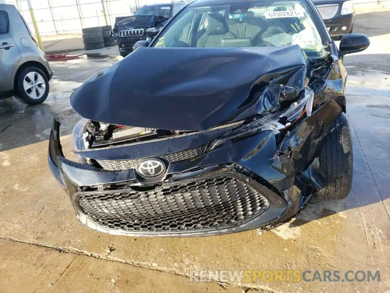 9 Photograph of a damaged car 5YFEPMAE4MP167749 TOYOTA COROLLA 2021