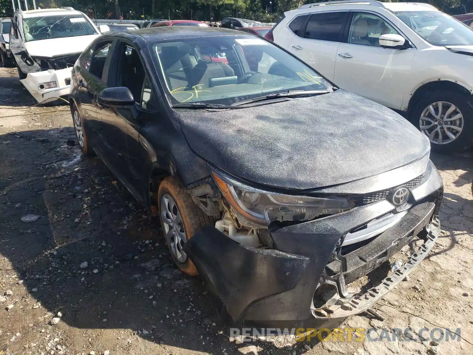 1 Photograph of a damaged car 5YFEPMAE4MP168724 TOYOTA COROLLA 2021