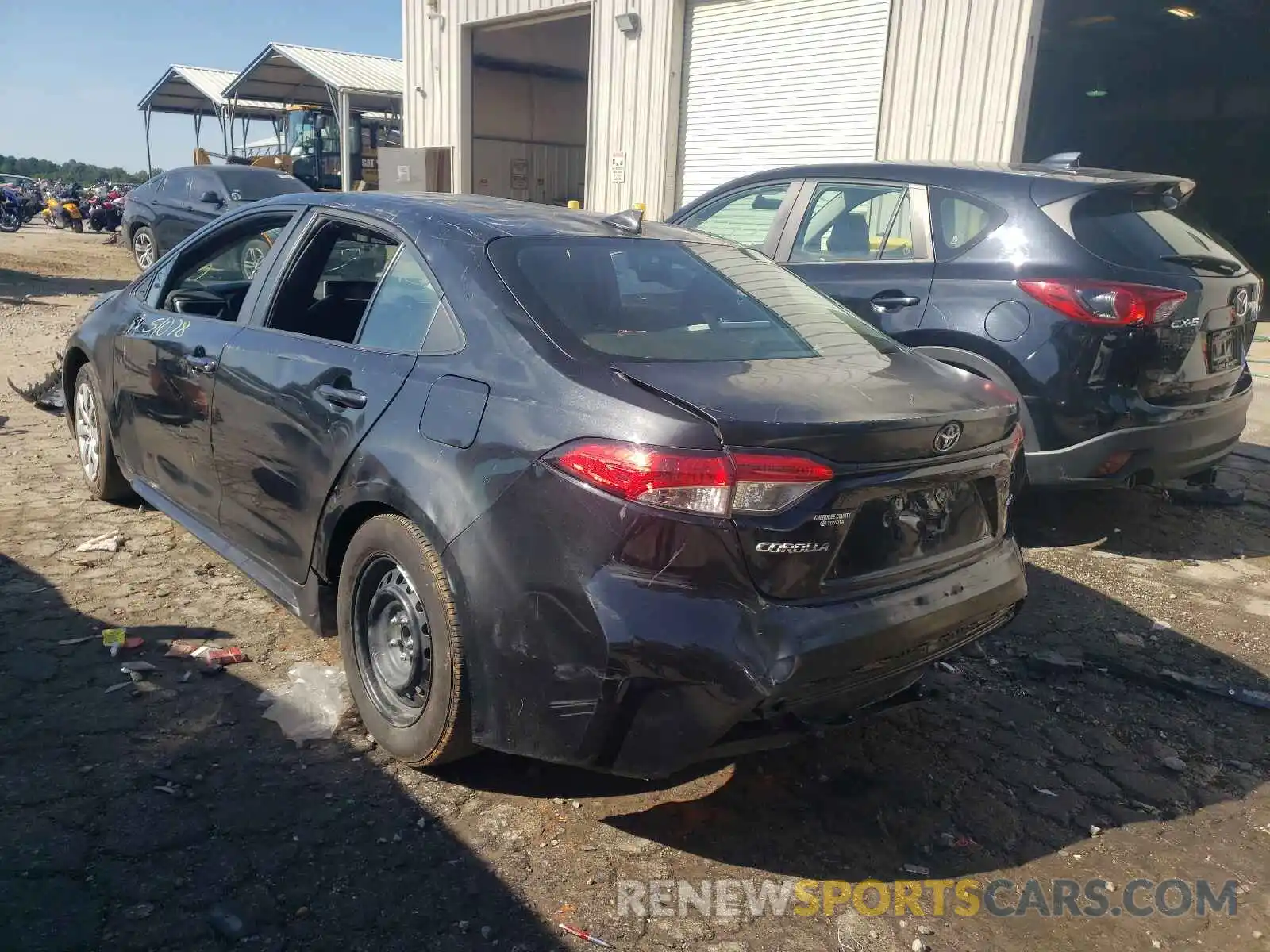 3 Photograph of a damaged car 5YFEPMAE4MP168724 TOYOTA COROLLA 2021