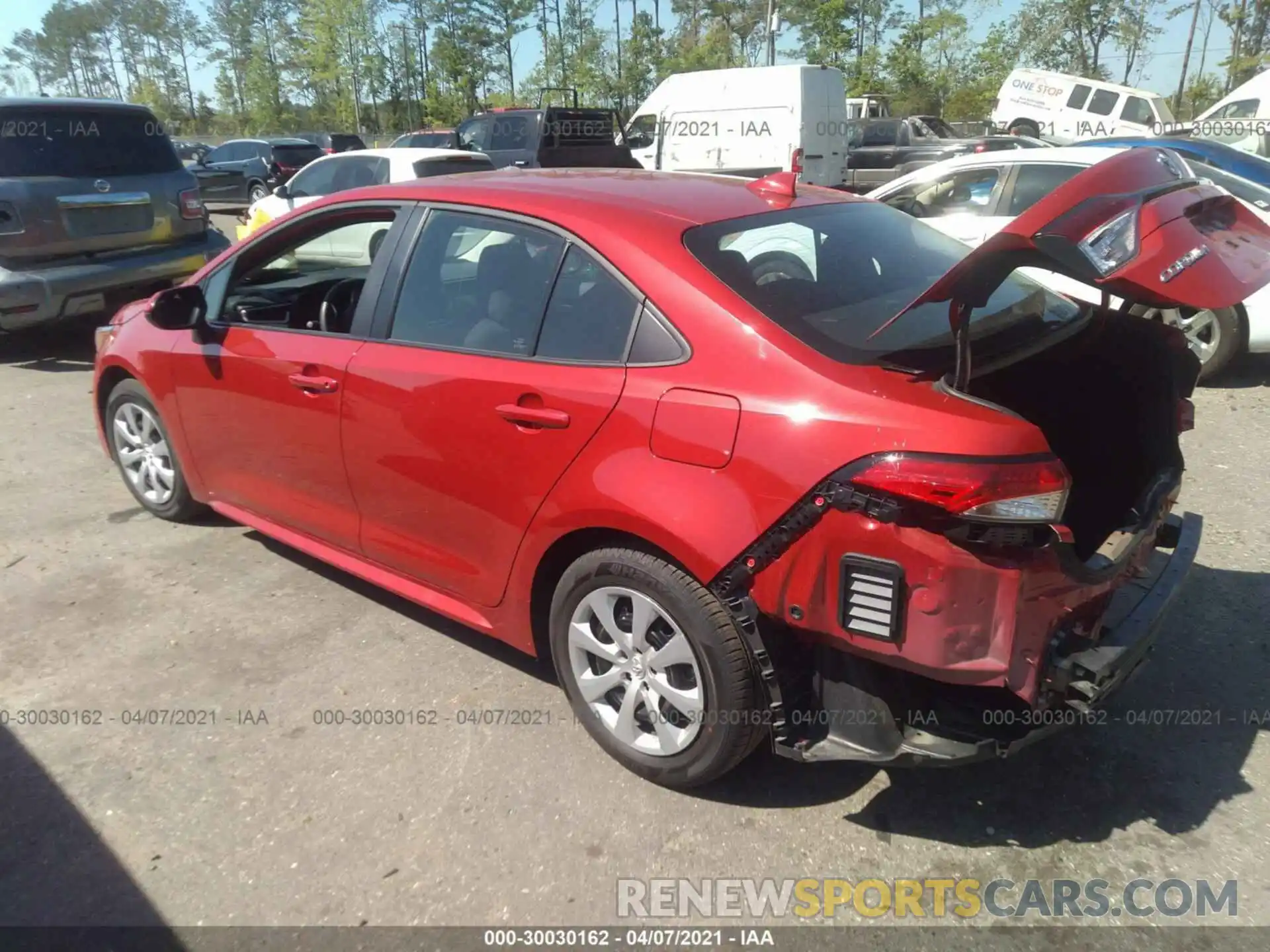 3 Photograph of a damaged car 5YFEPMAE4MP168819 TOYOTA COROLLA 2021