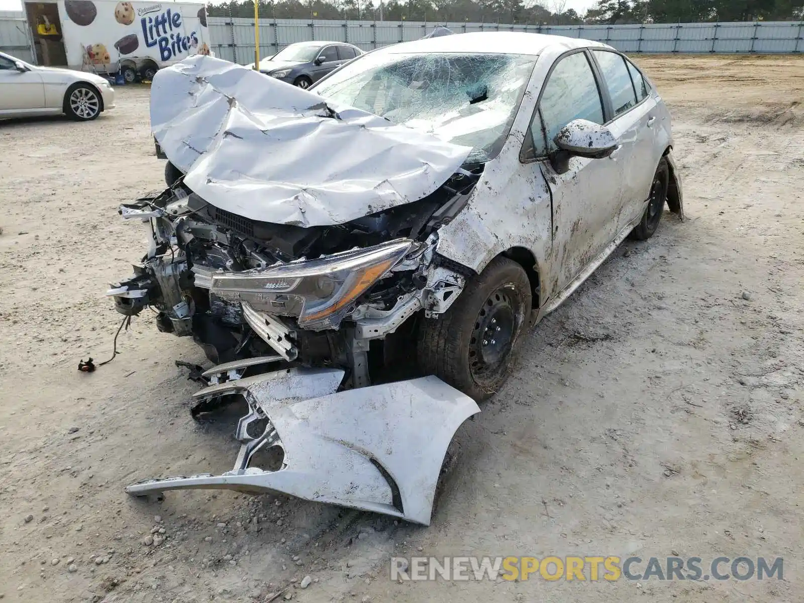 2 Photograph of a damaged car 5YFEPMAE4MP169372 TOYOTA COROLLA 2021