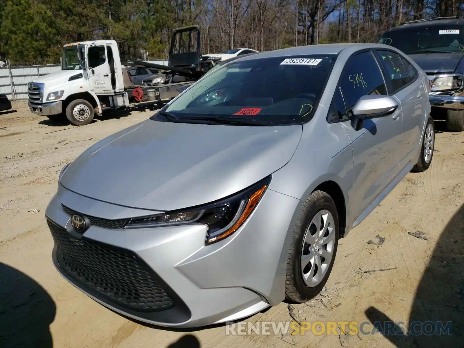 2 Photograph of a damaged car 5YFEPMAE4MP169467 TOYOTA COROLLA 2021