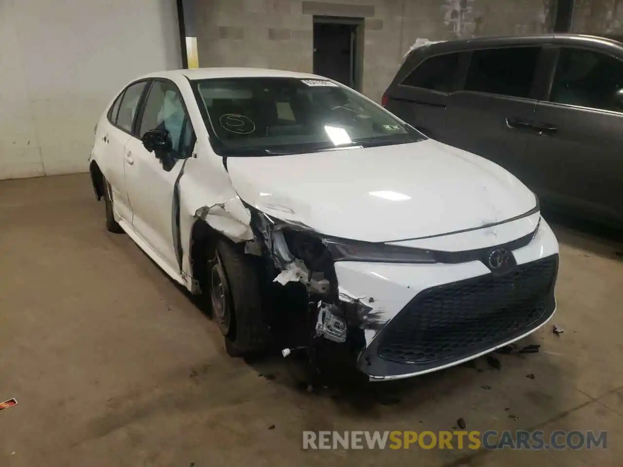 1 Photograph of a damaged car 5YFEPMAE4MP169601 TOYOTA COROLLA 2021