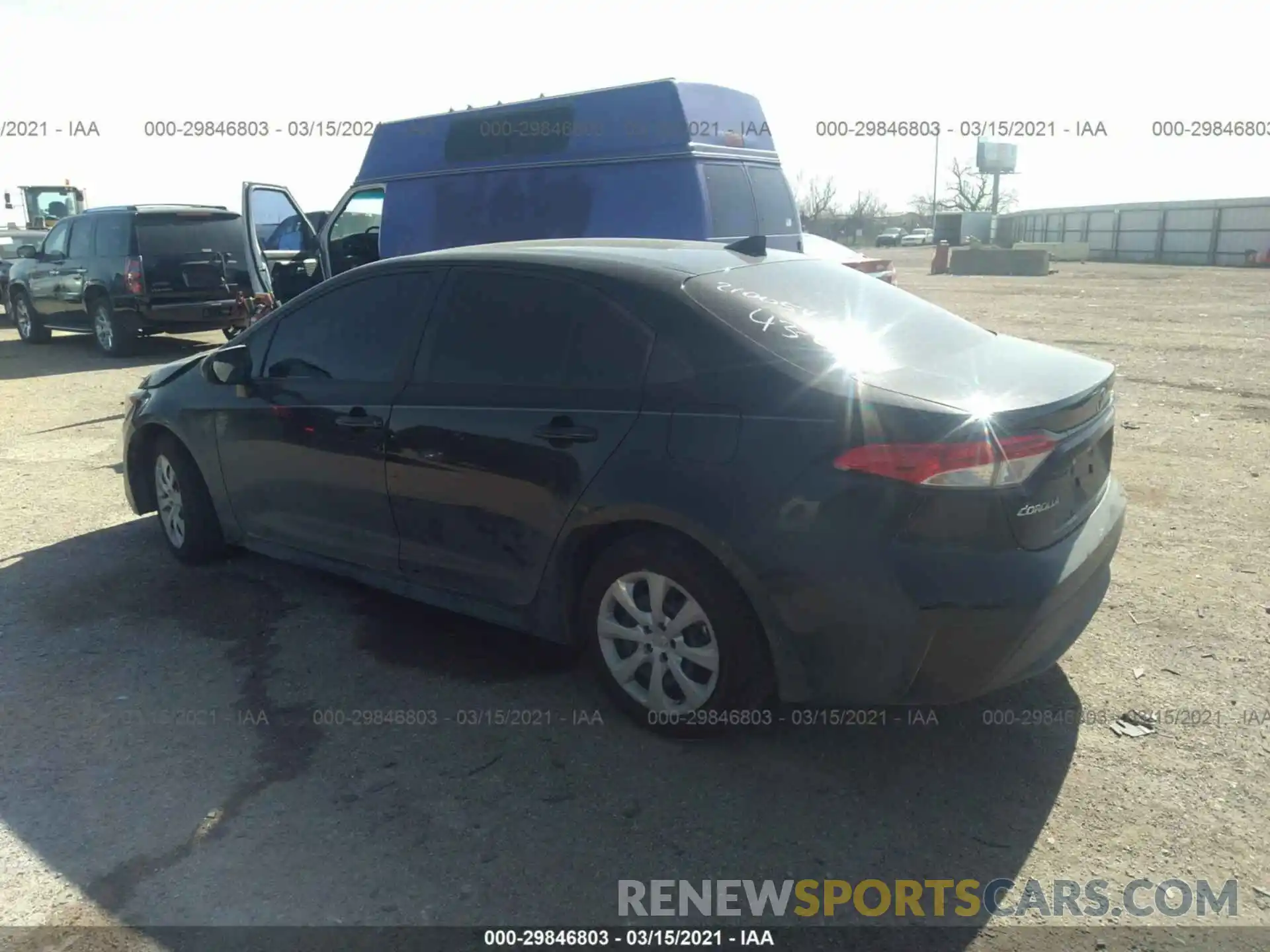 3 Photograph of a damaged car 5YFEPMAE4MP169663 TOYOTA COROLLA 2021