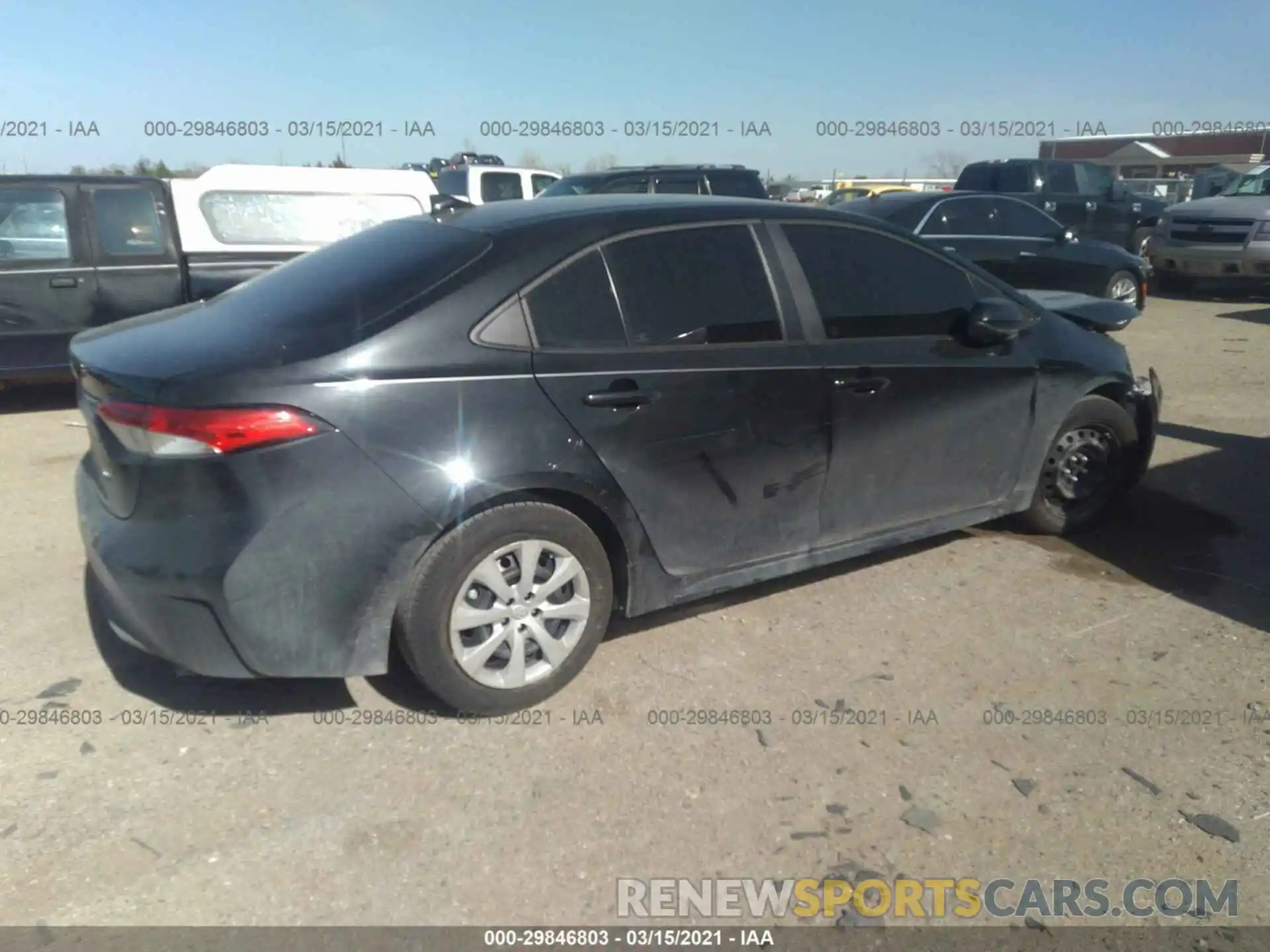 4 Photograph of a damaged car 5YFEPMAE4MP169663 TOYOTA COROLLA 2021