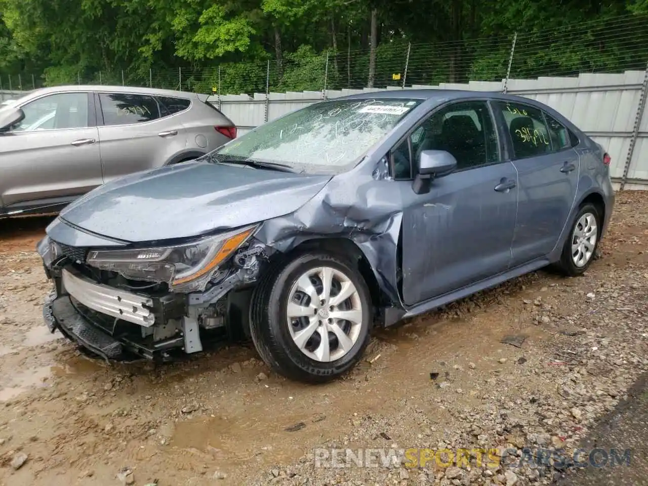 2 Photograph of a damaged car 5YFEPMAE4MP169839 TOYOTA COROLLA 2021