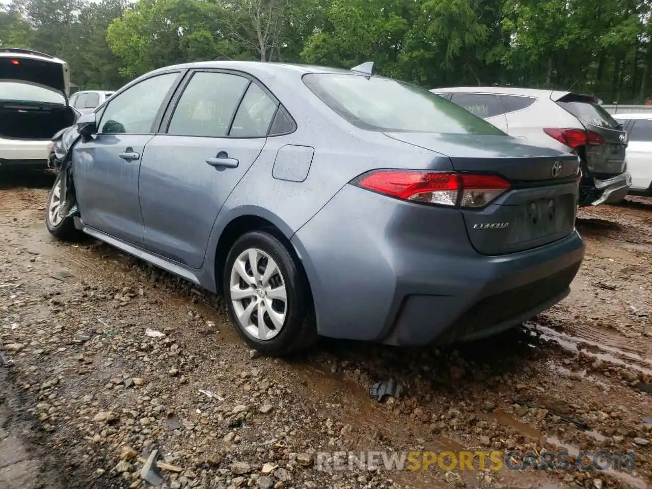 3 Photograph of a damaged car 5YFEPMAE4MP169839 TOYOTA COROLLA 2021