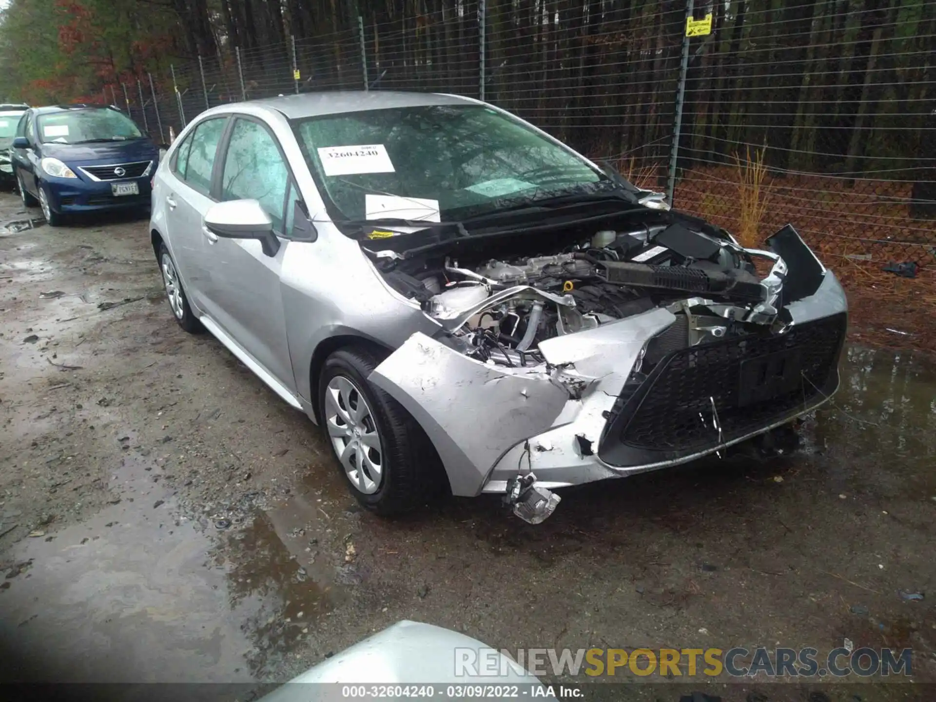 1 Photograph of a damaged car 5YFEPMAE4MP170215 TOYOTA COROLLA 2021