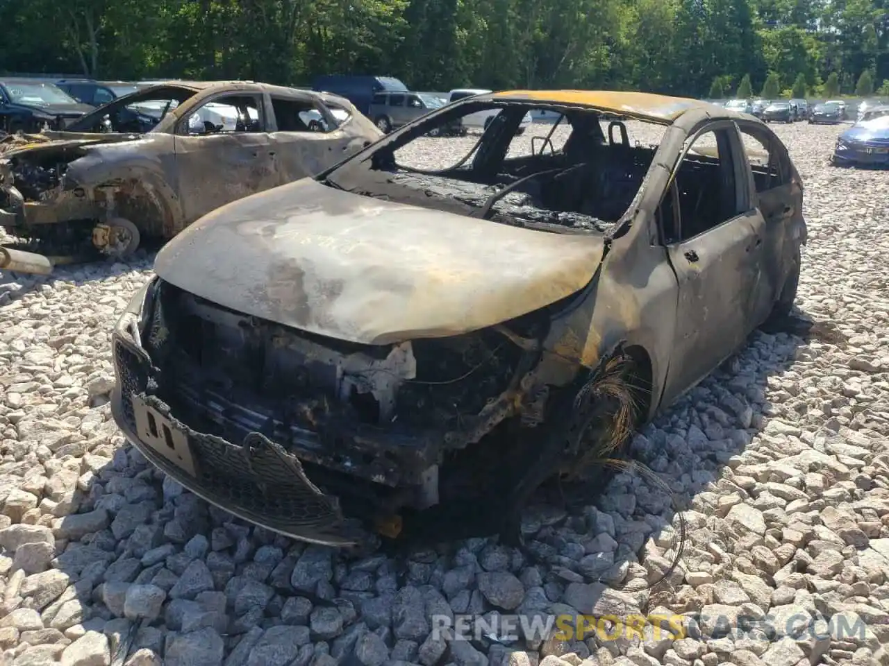 2 Photograph of a damaged car 5YFEPMAE4MP171185 TOYOTA COROLLA 2021