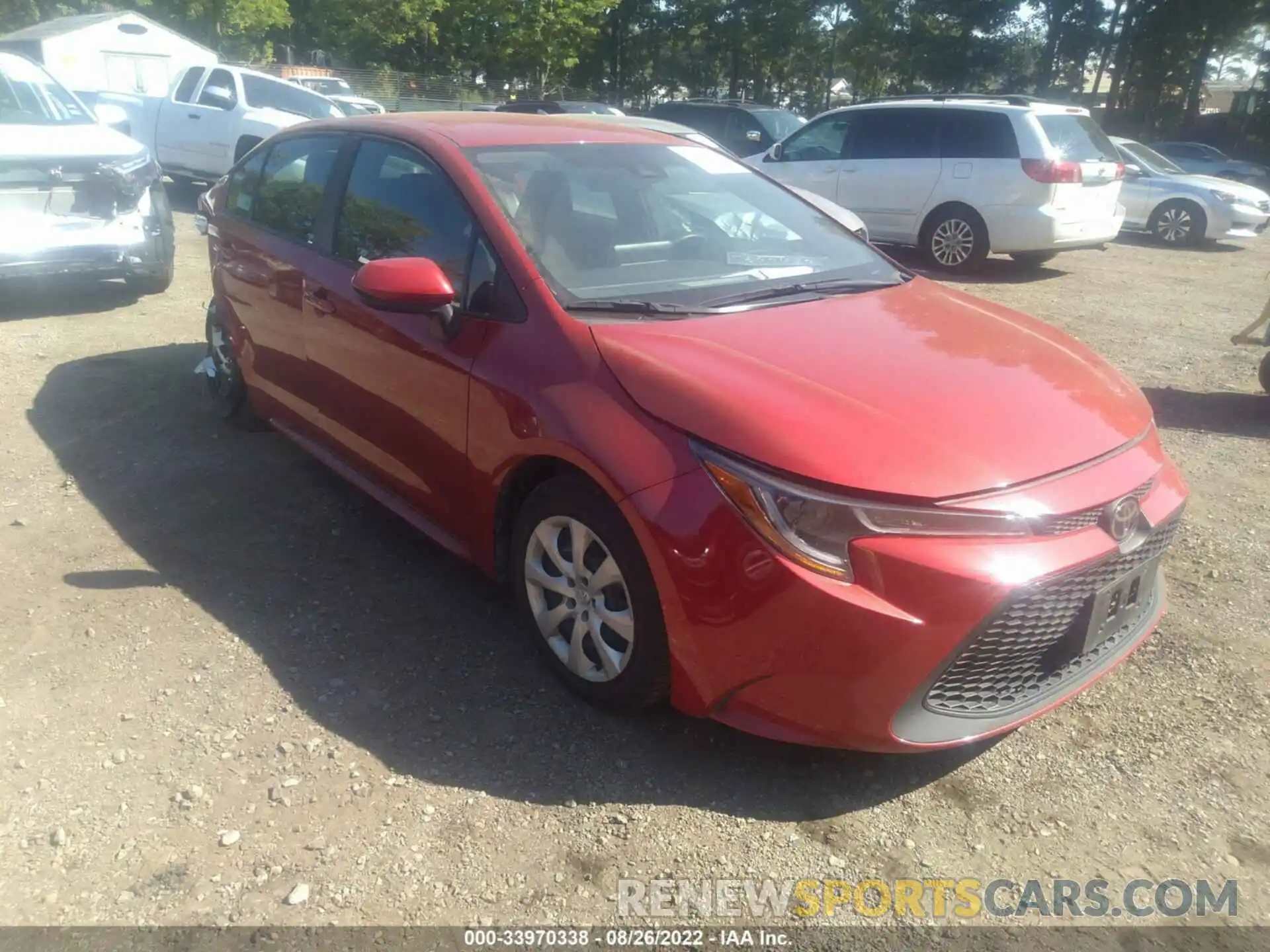 1 Photograph of a damaged car 5YFEPMAE4MP171557 TOYOTA COROLLA 2021