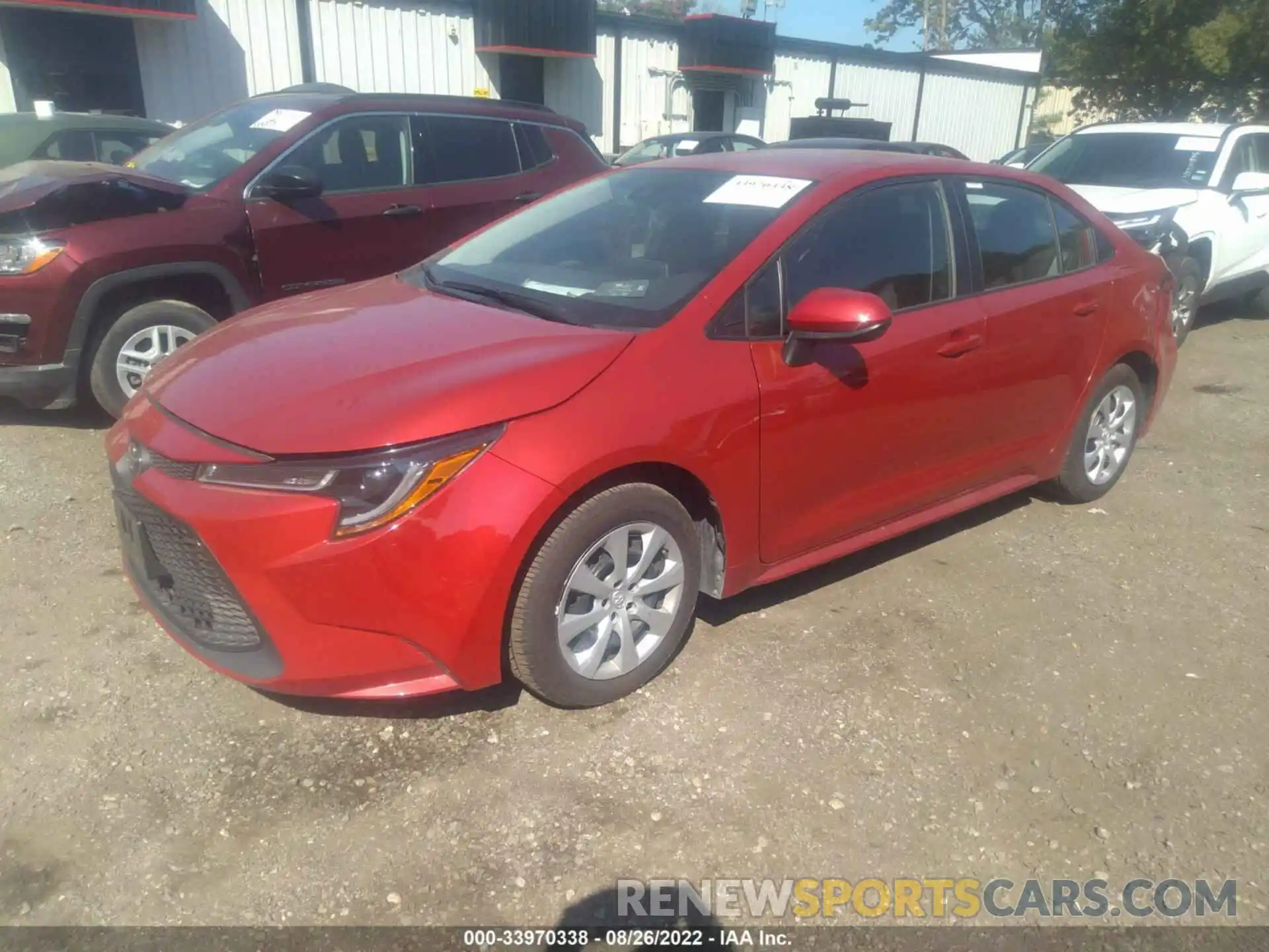 2 Photograph of a damaged car 5YFEPMAE4MP171557 TOYOTA COROLLA 2021