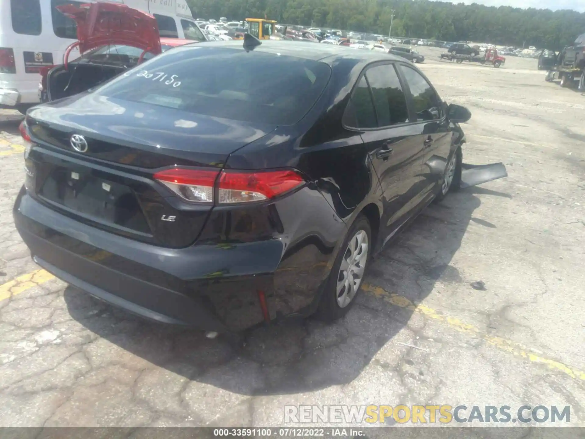 4 Photograph of a damaged car 5YFEPMAE4MP172191 TOYOTA COROLLA 2021