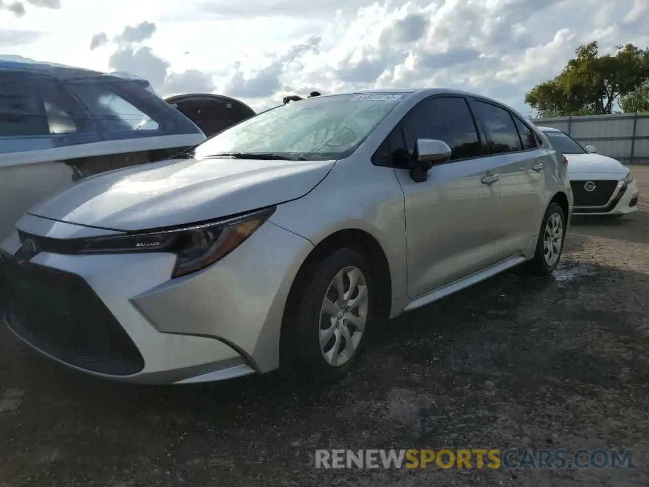 2 Photograph of a damaged car 5YFEPMAE4MP172613 TOYOTA COROLLA 2021