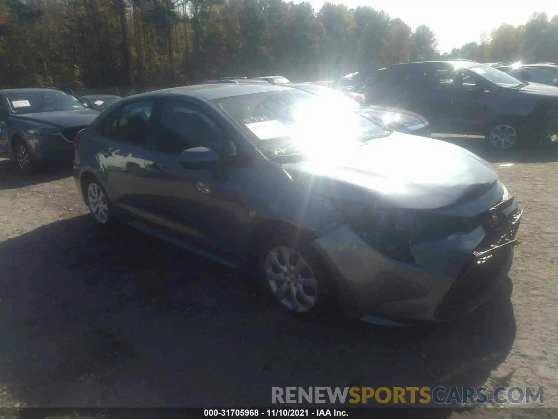 1 Photograph of a damaged car 5YFEPMAE4MP173714 TOYOTA COROLLA 2021