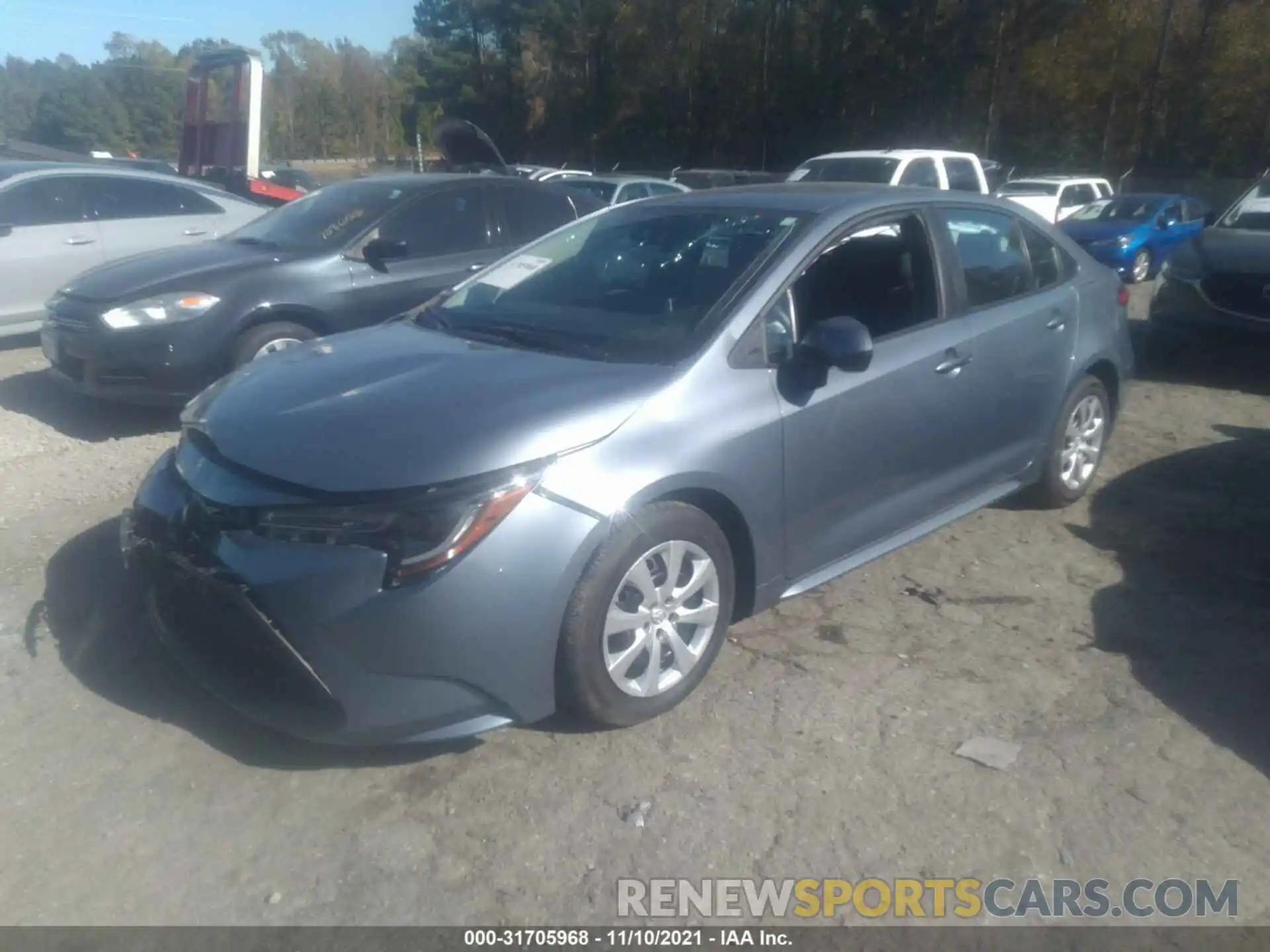 2 Photograph of a damaged car 5YFEPMAE4MP173714 TOYOTA COROLLA 2021