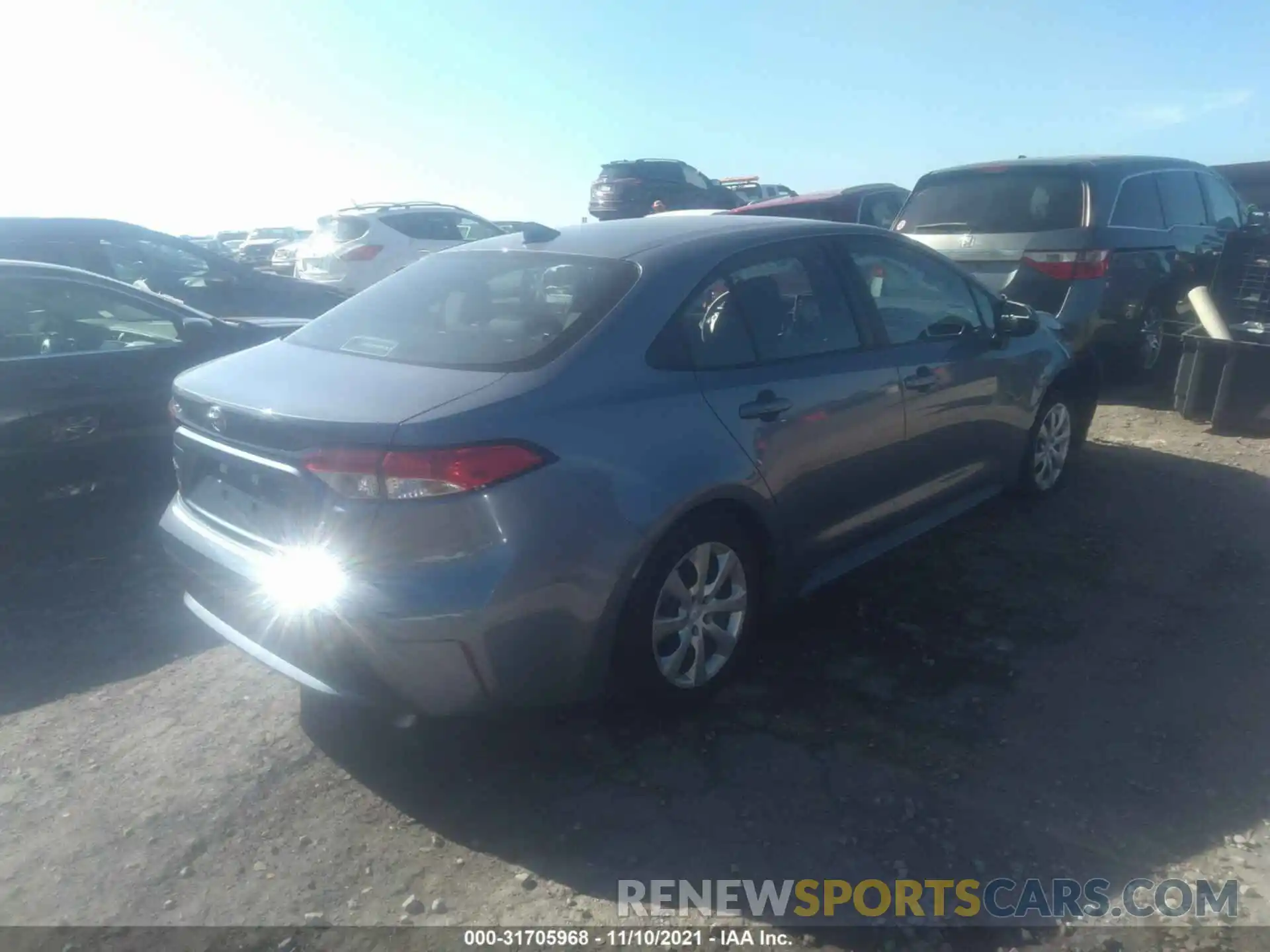 4 Photograph of a damaged car 5YFEPMAE4MP173714 TOYOTA COROLLA 2021