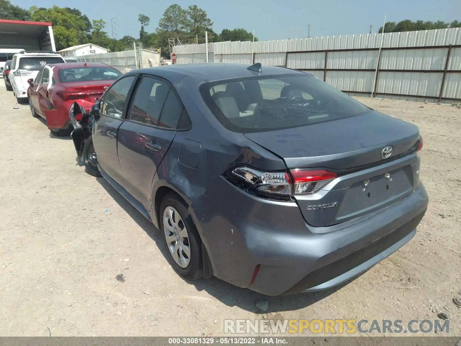 3 Photograph of a damaged car 5YFEPMAE4MP173986 TOYOTA COROLLA 2021