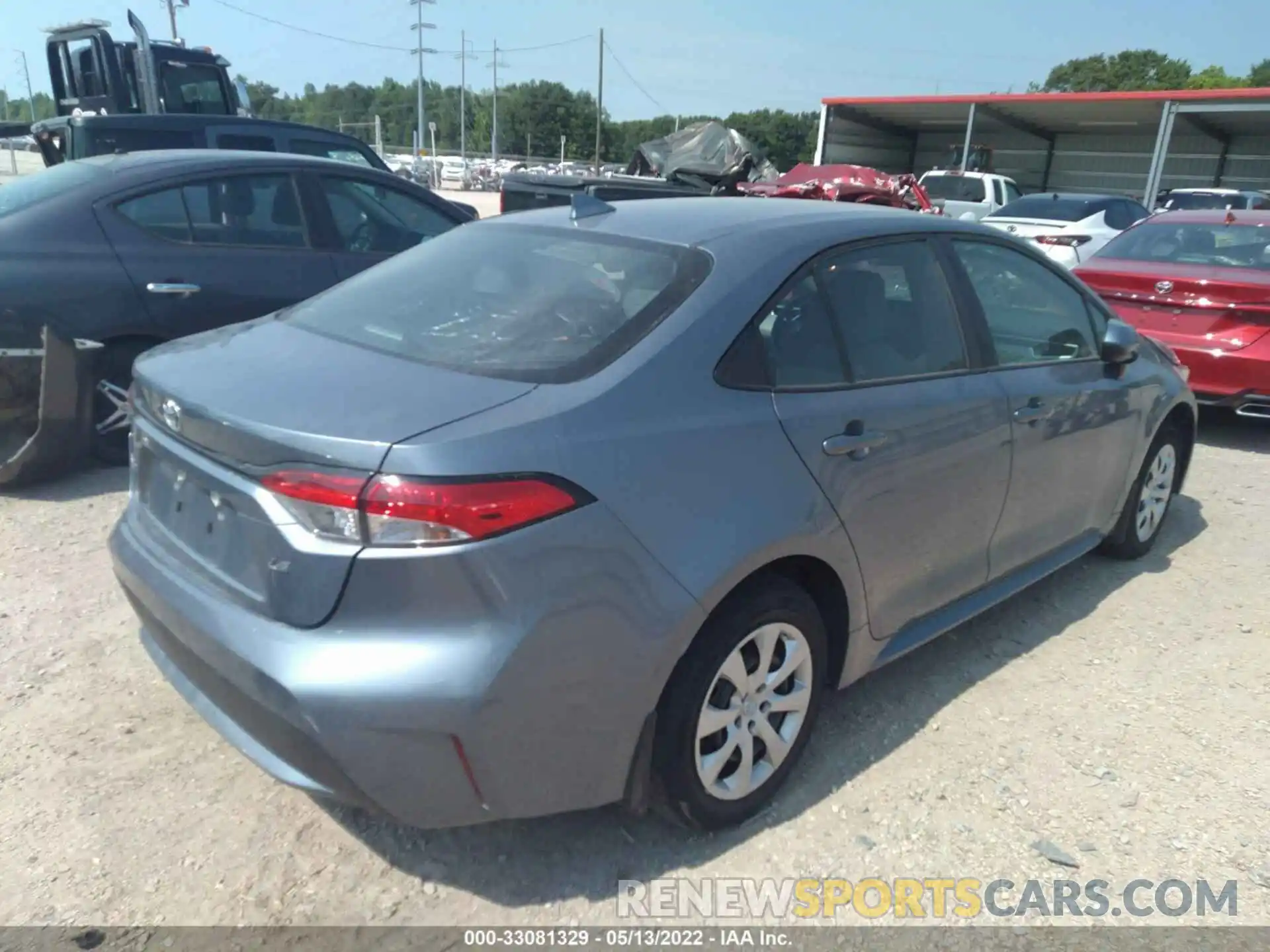 4 Photograph of a damaged car 5YFEPMAE4MP173986 TOYOTA COROLLA 2021