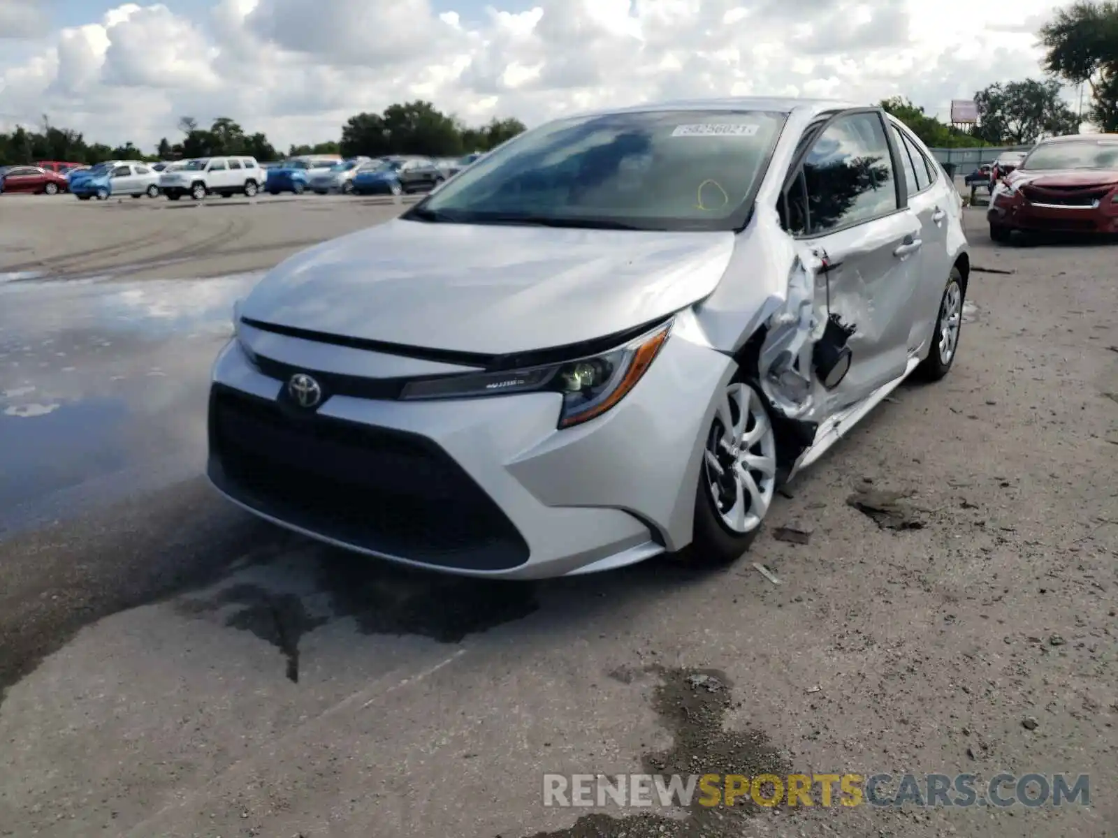 2 Photograph of a damaged car 5YFEPMAE4MP174202 TOYOTA COROLLA 2021