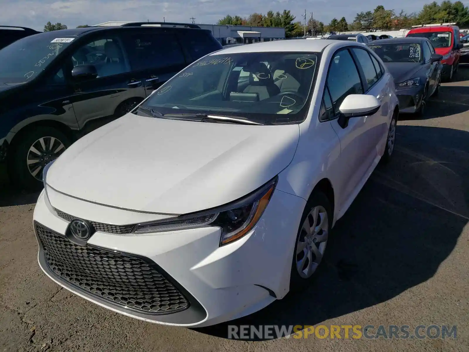 2 Photograph of a damaged car 5YFEPMAE4MP174460 TOYOTA COROLLA 2021