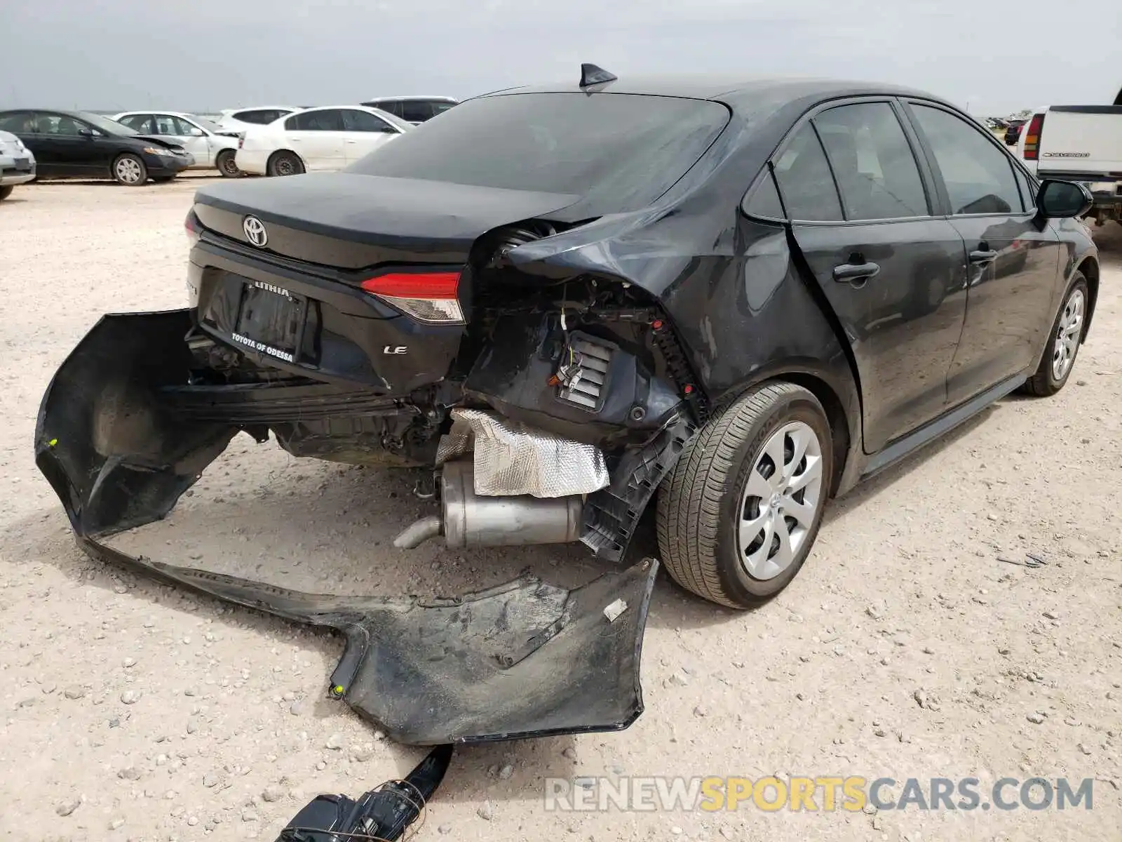 4 Photograph of a damaged car 5YFEPMAE4MP174541 TOYOTA COROLLA 2021