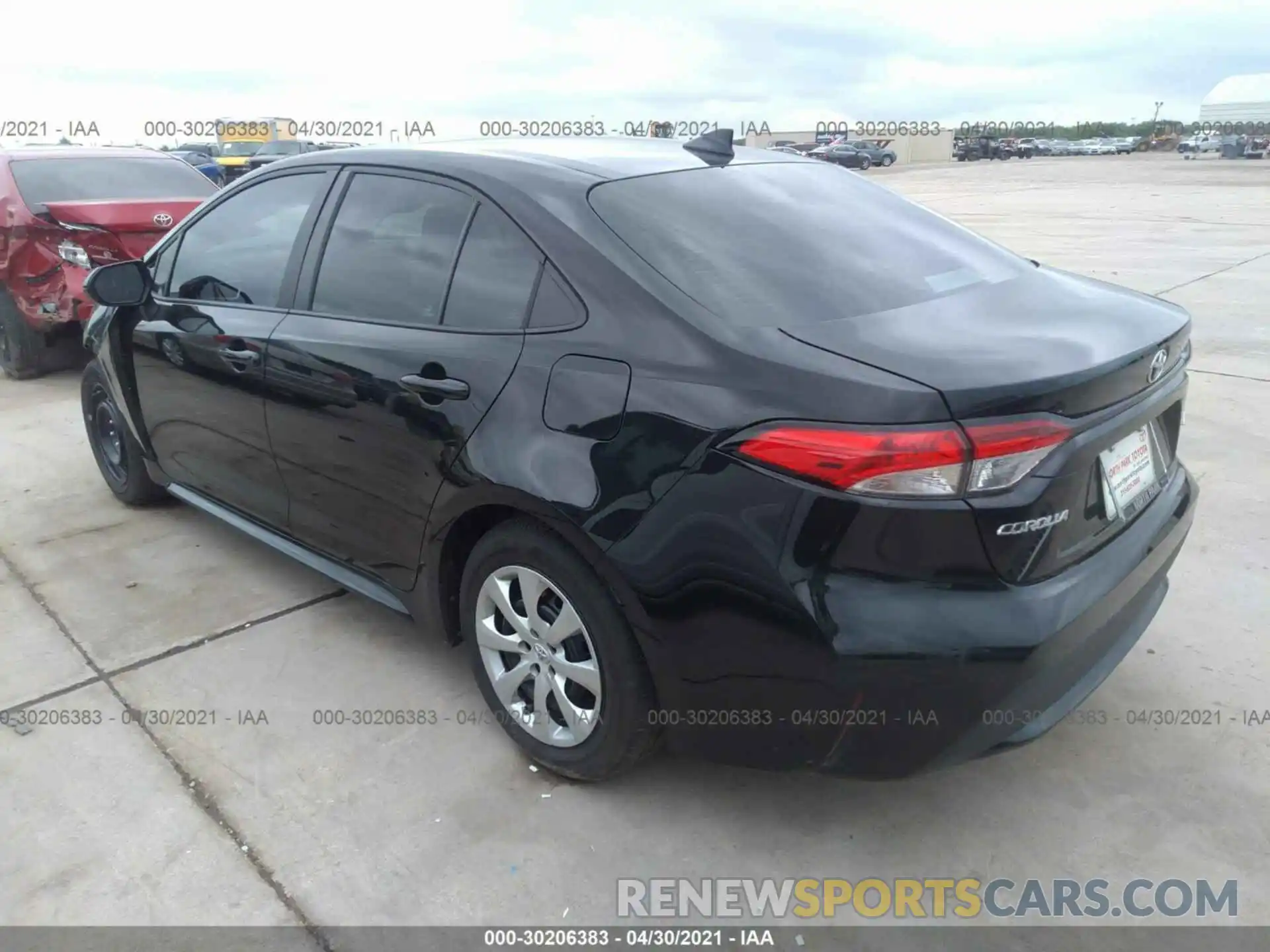 3 Photograph of a damaged car 5YFEPMAE4MP175317 TOYOTA COROLLA 2021