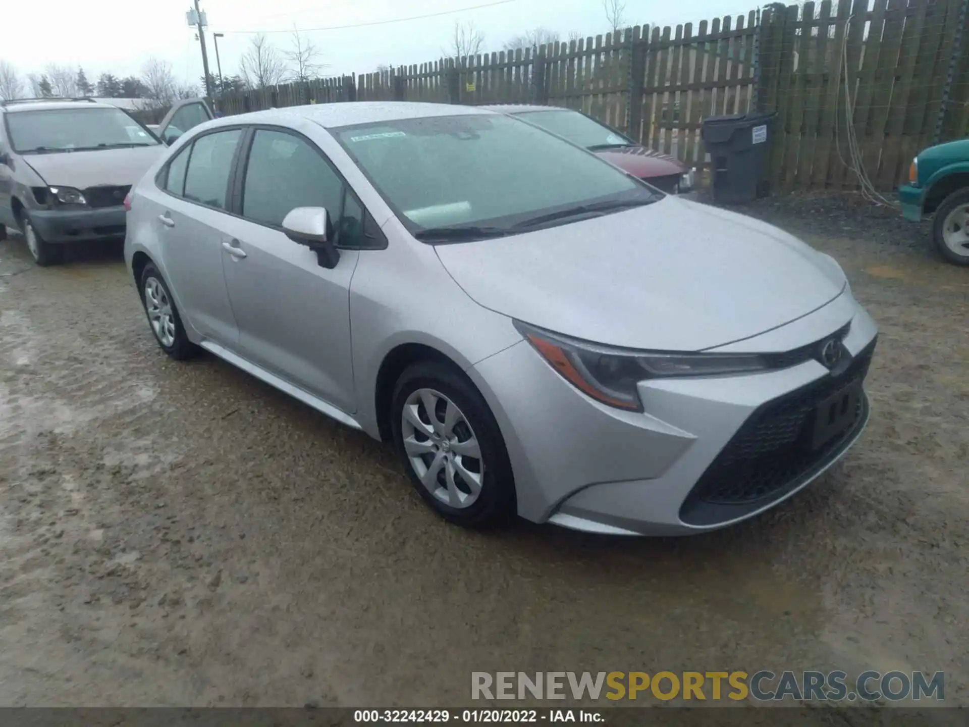 1 Photograph of a damaged car 5YFEPMAE4MP175379 TOYOTA COROLLA 2021