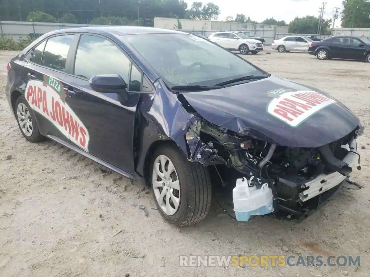 1 Photograph of a damaged car 5YFEPMAE4MP176399 TOYOTA COROLLA 2021