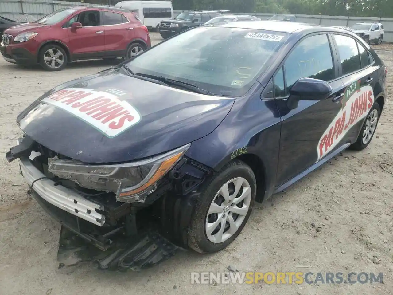 2 Photograph of a damaged car 5YFEPMAE4MP176399 TOYOTA COROLLA 2021