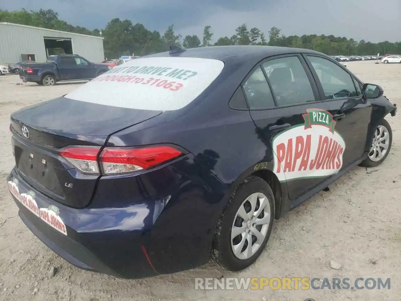 4 Photograph of a damaged car 5YFEPMAE4MP176399 TOYOTA COROLLA 2021