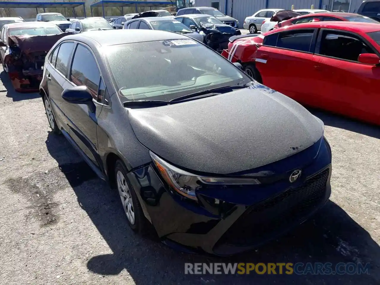 1 Photograph of a damaged car 5YFEPMAE4MP177200 TOYOTA COROLLA 2021