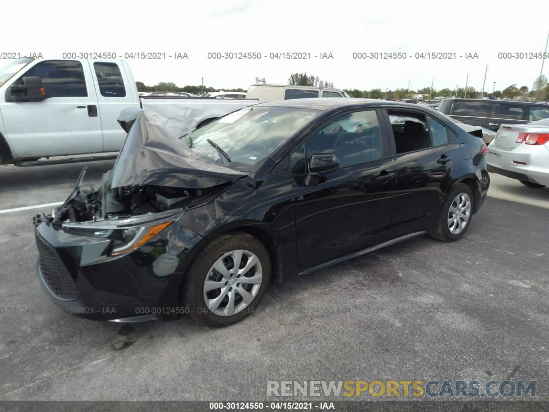 2 Photograph of a damaged car 5YFEPMAE4MP177617 TOYOTA COROLLA 2021