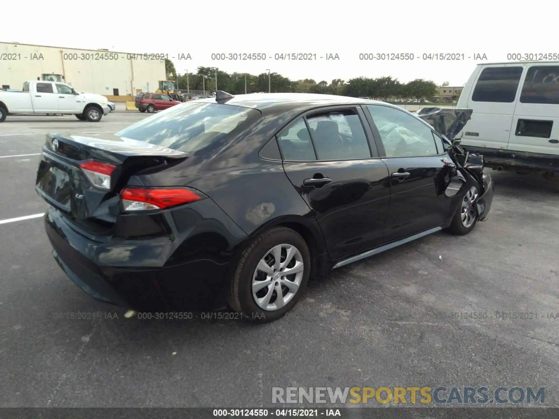 4 Photograph of a damaged car 5YFEPMAE4MP177617 TOYOTA COROLLA 2021