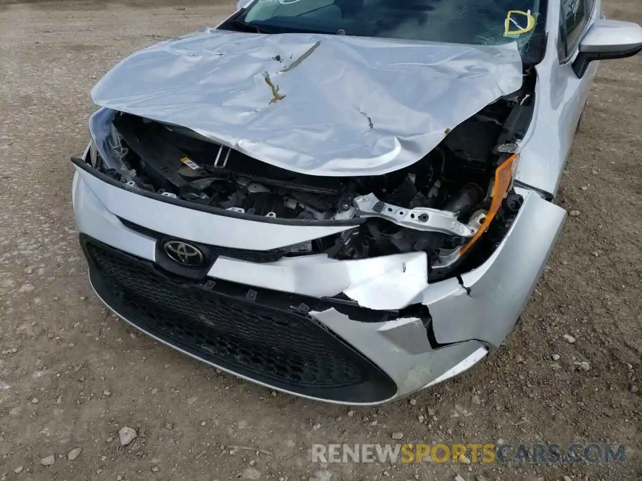 9 Photograph of a damaged car 5YFEPMAE4MP178105 TOYOTA COROLLA 2021