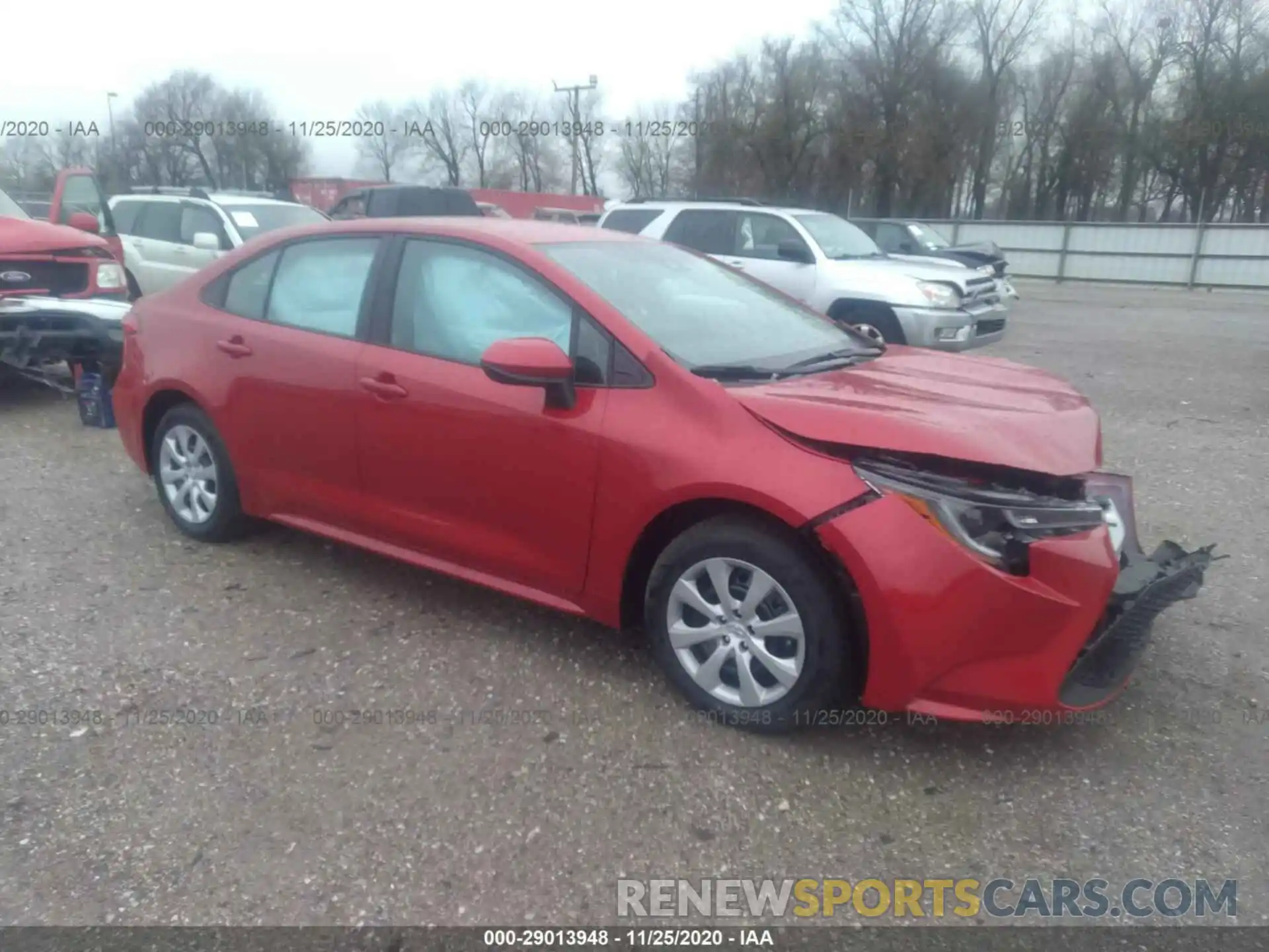 1 Photograph of a damaged car 5YFEPMAE4MP178217 TOYOTA COROLLA 2021