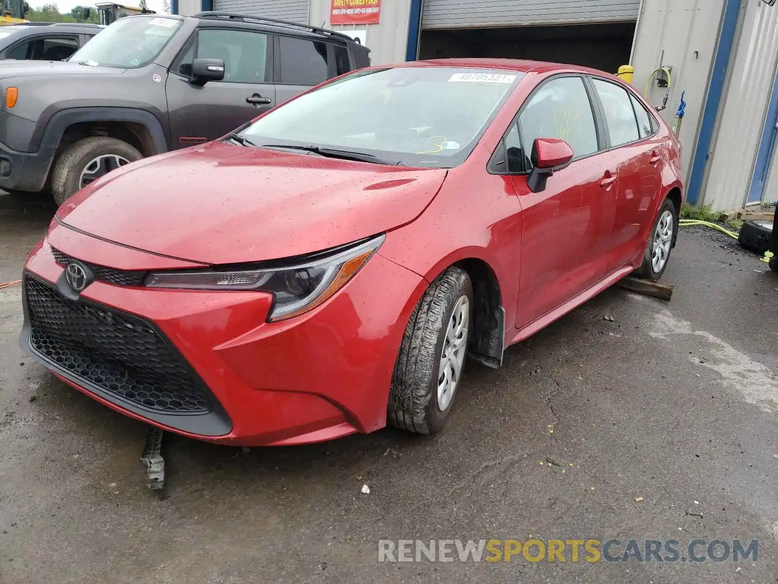 2 Photograph of a damaged car 5YFEPMAE4MP178315 TOYOTA COROLLA 2021