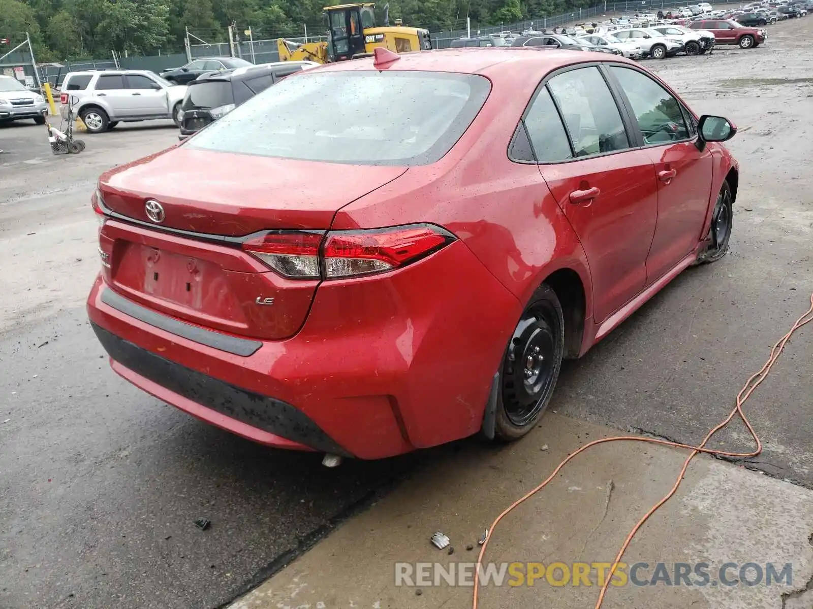 4 Photograph of a damaged car 5YFEPMAE4MP178315 TOYOTA COROLLA 2021